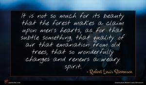 Robert Louis Stevenson quote : It is not so ...