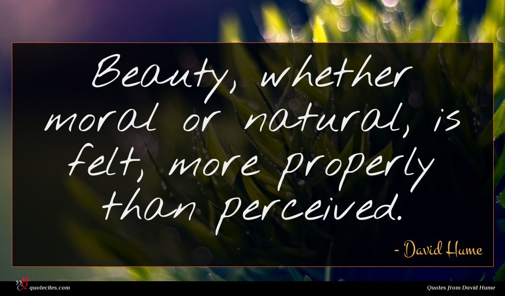 David Hume quote : The corruption of the