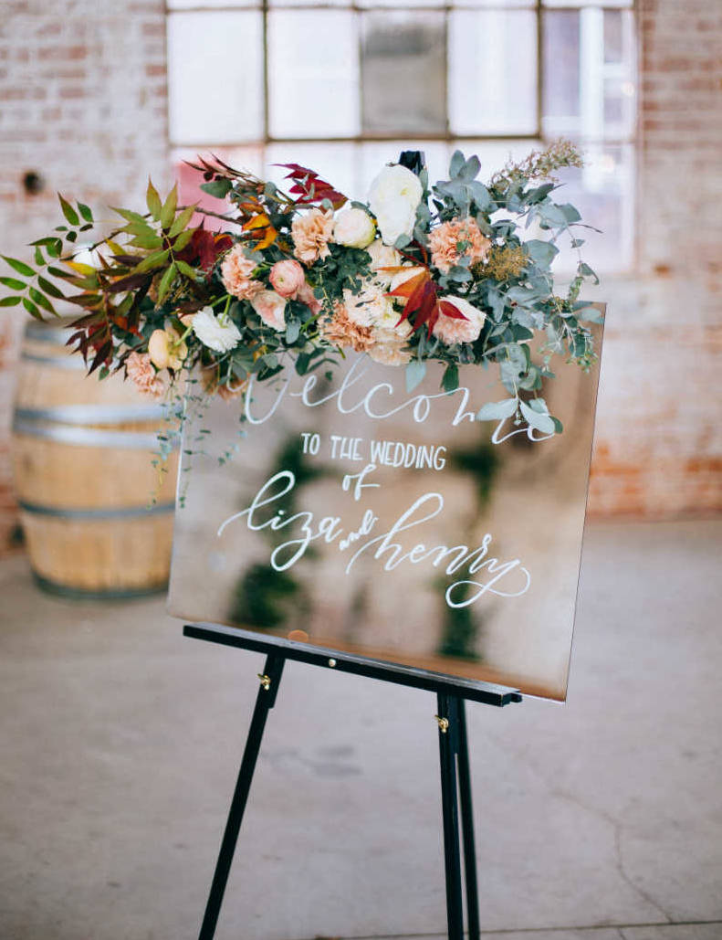 Wedding signage